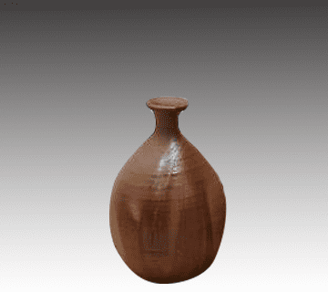 備前焼徳利 藤原啓作(高さ:約13.5cm、幅:約9.2cm)