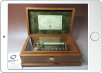 オルゴールシールの撮影